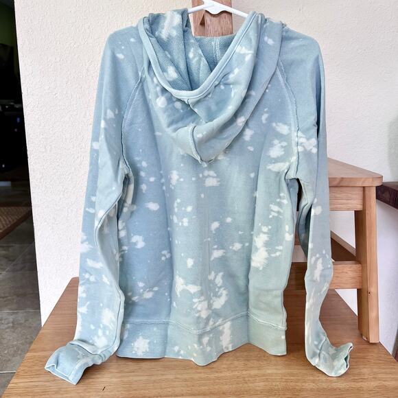 Miki Miette Jackson Blue Tie Dye Print Unisex Kid’s Zip Up Hoodie Jacket 8Y NWT - Picture 2 of 3